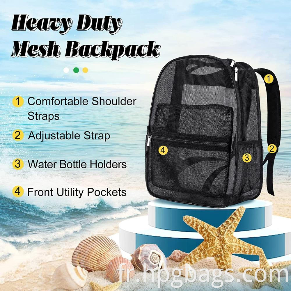 Heavy Duty Mesh Backpack